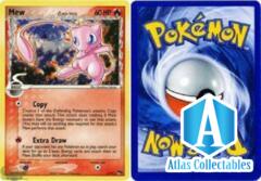 Mew - 3/17 - Holo Rare - Misprint (Back Printed Upside-Down)